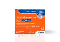 Acetylcysteine Mylan 200mg, Poudre Pour Solution Buvable à SAINT-PRIEST