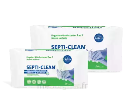 Septi-clean Lingette DÉsinfectante Paquet/70 à SAINT-PRIEST